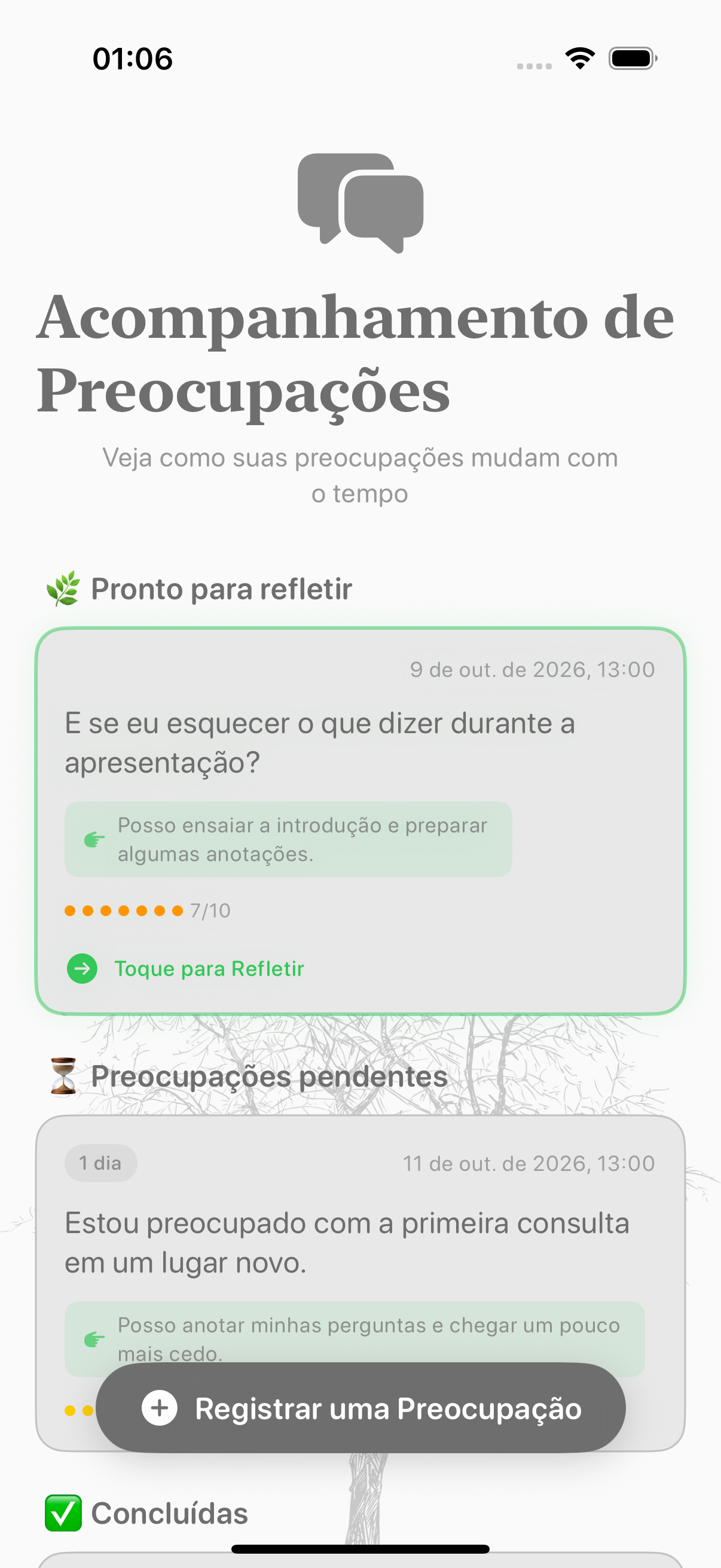 Diário do Balmi com preocupações e suas intensidades
